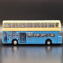 Load image into Gallery viewer, Explorafind 1975 CMB Daimler Fleetline Double Decker Bus Cream/Blue 1:110 Die Cast New