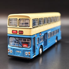 Load image into Gallery viewer, Explorafind 1975 CMB Daimler Fleetline Double Decker Bus Cream/Blue 1:110 Die Cast New