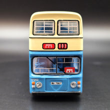 Load image into Gallery viewer, Explorafind 1975 CMB Daimler Fleetline Double Decker Bus Cream/Blue 1:110 Die Cast New