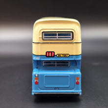 Load image into Gallery viewer, Explorafind 1975 CMB Daimler Fleetline Double Decker Bus Cream/Blue 1:110 Die Cast New
