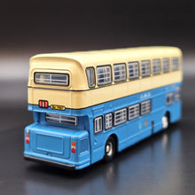 Load image into Gallery viewer, Explorafind 1975 CMB Daimler Fleetline Double Decker Bus Cream/Blue 1:110 Die Cast New