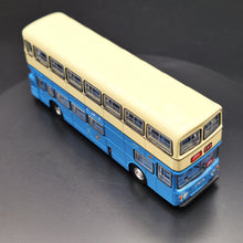 Load image into Gallery viewer, Explorafind 1975 CMB Daimler Fleetline Double Decker Bus Cream/Blue 1:110 Die Cast New