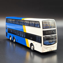 Load image into Gallery viewer, Explorafind Alexander Dennis Enviro500 MMC Double Decker Bus White/Blue 1:110 Die Cast New