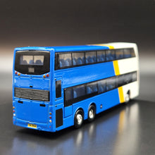 Load image into Gallery viewer, Explorafind Alexander Dennis Enviro500 MMC Double Decker Bus White/Blue 1:110 Die Cast New