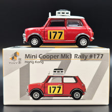 Load image into Gallery viewer, Explorafind 1967 Mini Cooper MKI Rally Red 1:50 Die Cast Car New