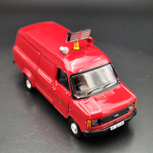 Load image into Gallery viewer, Explorafind 1980 Ford Transit MKII Lighting Tender Van Hong Kong FSD Red 1:76 Die Cast New