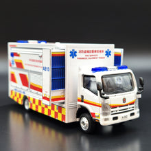 Load image into Gallery viewer, Explorafind 2015 Isuzu N Series NPR Paramedic Equipment Tender Truck 1:64 Die Cast New
