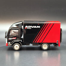 Load image into Gallery viewer, Explorafind 2015 Isuzu N Series NPR Box Truck Yokohama Advan 1:76 Die Cast Truck New