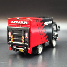 Load image into Gallery viewer, Explorafind 2015 Isuzu N Series NPR Box Truck Yokohama Advan 1:76 Die Cast Truck New