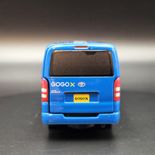 Load image into Gallery viewer, Explorafind 2017 Toyota Hiace Blue GOGOX 1:64 Die Cast Van New