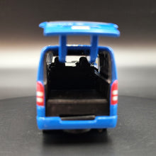 Load image into Gallery viewer, Explorafind 2017 Toyota Hiace Blue GOGOX 1:64 Die Cast Van New