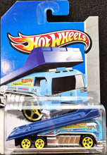 Load image into Gallery viewer, Hot Wheels 2013 Back Slider Light Blue #46 HW City - HW City Works New Long Card