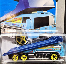 Load image into Gallery viewer, Hot Wheels 2013 Back Slider Light Blue #46 HW City - HW City Works New Long Card