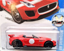 Load image into Gallery viewer, Hot Wheels 2016 '15 Jaguar F-Type Project 7 Red #111 HW Showroom 1/10 New Long Card