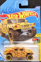 Load image into Gallery viewer, Hot Wheels 2020 Humvee Yellow #161 HW Art Cars 5/10 New Long Card