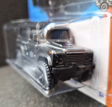 Load image into Gallery viewer, Hot Wheels 2023 Land Rover Defender 90 Dark Grey #227 HW Hot Trucks 10/10 New Long Card