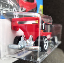 Load image into Gallery viewer, Hot Wheels 2023 Draggin Wagon Red #22 Experimotors 1/5 New Long Card