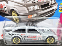 Load image into Gallery viewer, Hot Wheels Hot Wheels 2023 '87 Ford Sierra Cosworth Silver #2 HW: The 80s 1/10 New