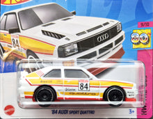 Load image into Gallery viewer, Hot Wheels 2023 '84 Audi Sport Quattro White #152 HW: The '80s 9/10 New