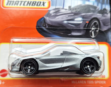 Load image into Gallery viewer, Matchbox 2023 McLaren 720S Spider Grey MBX Showroom #66/100 New