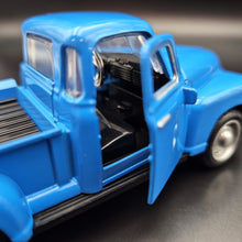 Load image into Gallery viewer, Explorafind 1952 Style Chevy Pickup Blue Die Cast Pickup Truck