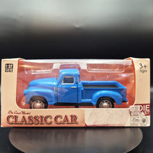 Load image into Gallery viewer, Explorafind 1952 Style Chevy Pickup Blue Die Cast Pickup Truck