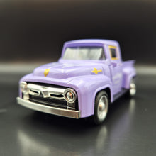 Load image into Gallery viewer, Explorafind 1956 Style Ford Pickup Light Purple Die Cast Pickup Truck