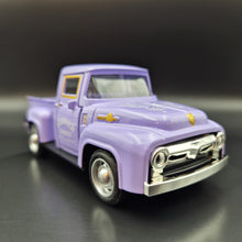 Load image into Gallery viewer, Explorafind 1956 Style Ford Pickup Light Purple Die Cast Pickup Truck