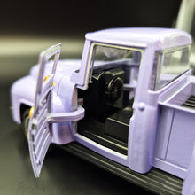 Load image into Gallery viewer, Explorafind 1956 Style Ford Pickup Light Purple Die Cast Pickup Truck