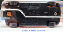 Load image into Gallery viewer, Hot Wheels 2023 Tesla Roadster Orange #249 Then & Now 9/10 New Long Card