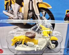 Load image into Gallery viewer, Hot Wheels 2023 Honda Super Cub Yellow #87 HW Moto 3/5 New Long Card