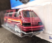 Load image into Gallery viewer, Hot Wheels 2023 1986 Toyota Van Burgundy #95 HW J-Imports 6/10 New Long Card