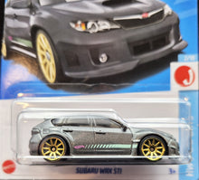 Load image into Gallery viewer, Hot Wheels 2023 Subaru WRX STI Dark Grey #21 HW J-Imports 2/10 New Long Card