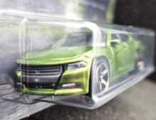 Load image into Gallery viewer, Matchbox 2023 2018 Dodge Charger Green Matchbox Muscle 3/6 New Long Card