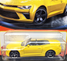Load image into Gallery viewer, Matchbox 2023 '16 Chevy Camaro Convertible Yellow #33 MBX Showroom New Long Card