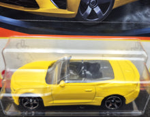 Load image into Gallery viewer, Matchbox 2023 '16 Chevy Camaro Convertible Yellow #33 MBX Showroom New Long Card