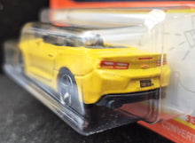 Load image into Gallery viewer, Matchbox 2023 '16 Chevy Camaro Convertible Yellow #33 MBX Showroom New Long Card