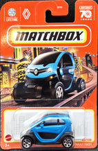 Load image into Gallery viewer, Matchbox 2023 2022 Renault Twizy Blue #82 MBX Metro New Long Card