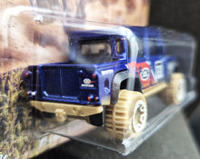 Load image into Gallery viewer, Hot Wheels 2023 '15 Land Rover Defender Double Cab Royal Blue Mud Runners 4/5 New Long Card