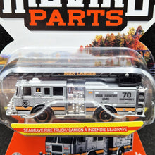 Load image into Gallery viewer, Matchbox 2023 Seagrave Fire Truck Silver Moving Parts Series 27/54 New