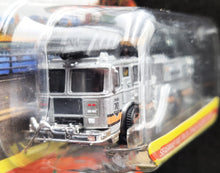 Load image into Gallery viewer, Matchbox 2023 Seagrave Fire Truck Silver Moving Parts Series 27/54 New