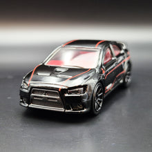 Load image into Gallery viewer, Hot Wheels 2022 2008 Mitsubishi Lancer Evolution Black Japanese Car Culture Themed Multipack Exclusive