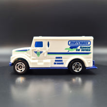 Load image into Gallery viewer, Matchbox 2016 International Armored Car White #17 MBX Adventure City