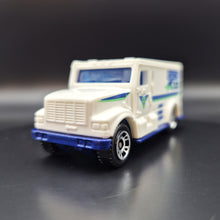 Load image into Gallery viewer, Matchbox 2016 International Armored Car White #17 MBX Adventure City