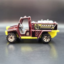 Load image into Gallery viewer, Matchbox 2003 Foam Fire Truck Maroon #63 Hero City Pumper Squad 3/5