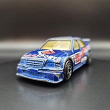 Load image into Gallery viewer, Matchbox 1996 AMG Mercedes C Class Blue #35 1-75 Superfast