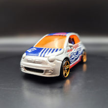 Load image into Gallery viewer, Hot Wheels 2018 Fiat 500 Silver #2/5 HW Daredevils