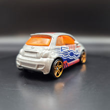 Load image into Gallery viewer, Hot Wheels 2018 Fiat 500 Silver #2/5 HW Daredevils