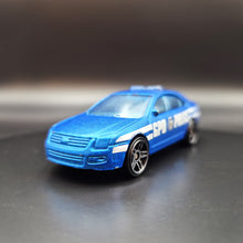 Load image into Gallery viewer, Hot Wheels 2009 Ford Fusion Satin Blue Batman Pack Loose