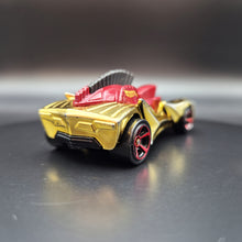 Load image into Gallery viewer, Hot Wheels 2012 Troy Soldier Gold Chrome #1/50 New Models